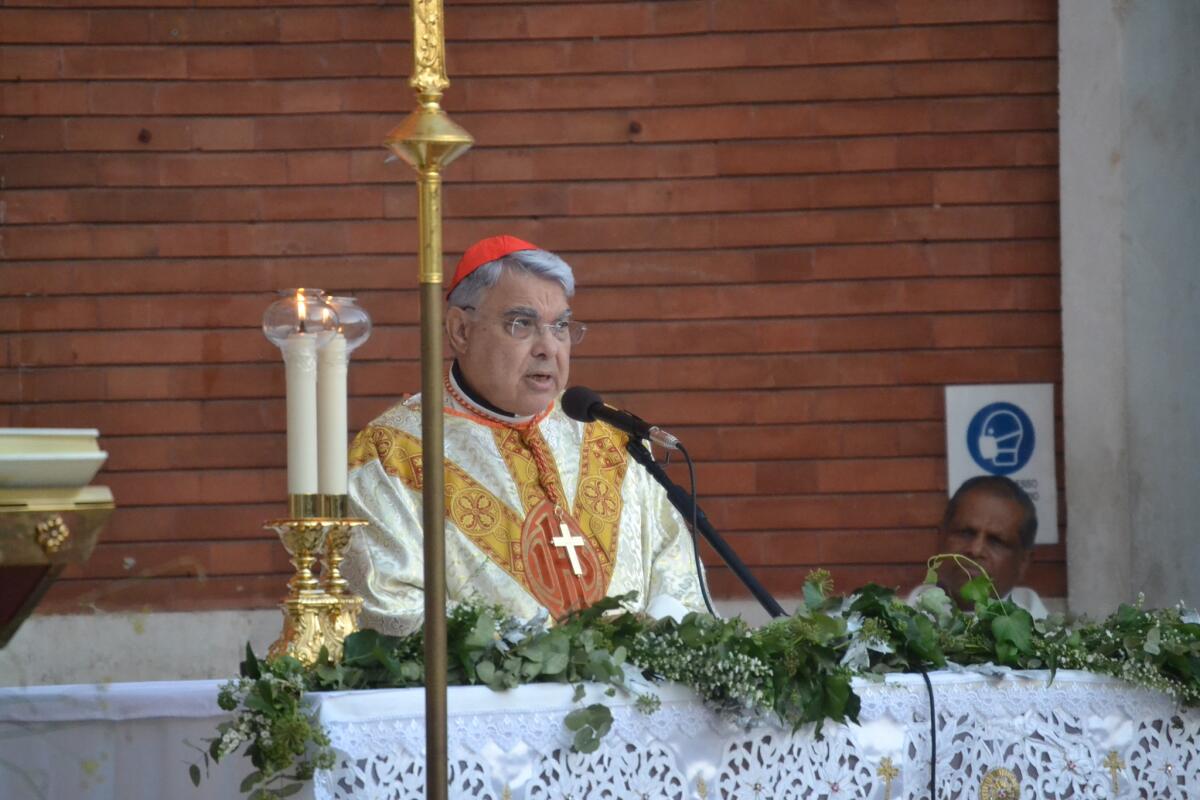 Festa del Santo Patrono ad Aprilia: celebrazioni al via con la Santa Messa officiata dal Cardinale Marcello Semeraro. - 