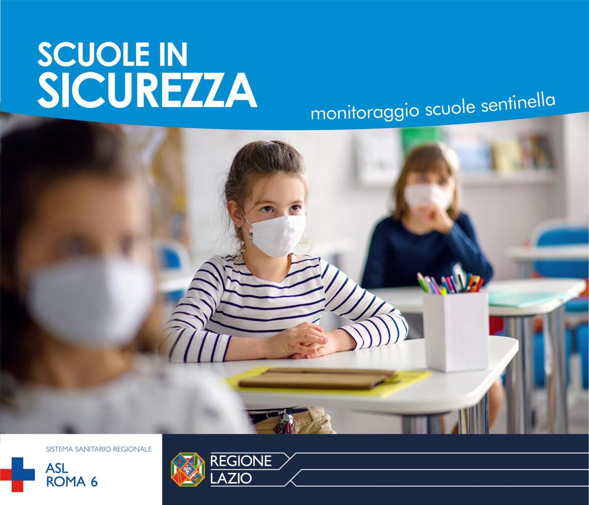 Monitoraggio coronavirus nelle scuole, la Asl Roma 6 fa partire lo screening con test salivari: 1.746 campioni al mese - 