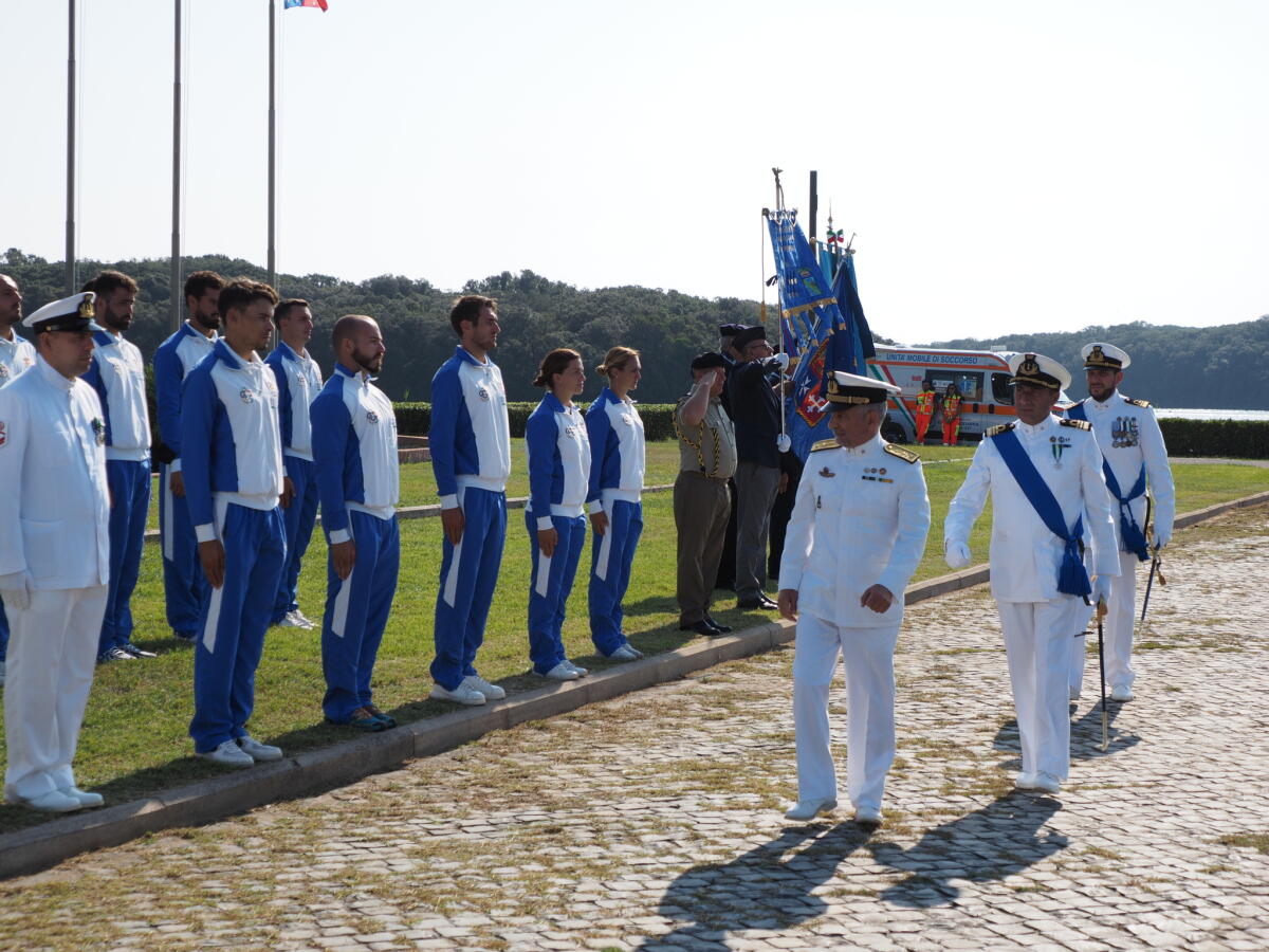 Cambio al vertice del Centro Sportivo Remiero della Marina Militare a Sabaudia. - 