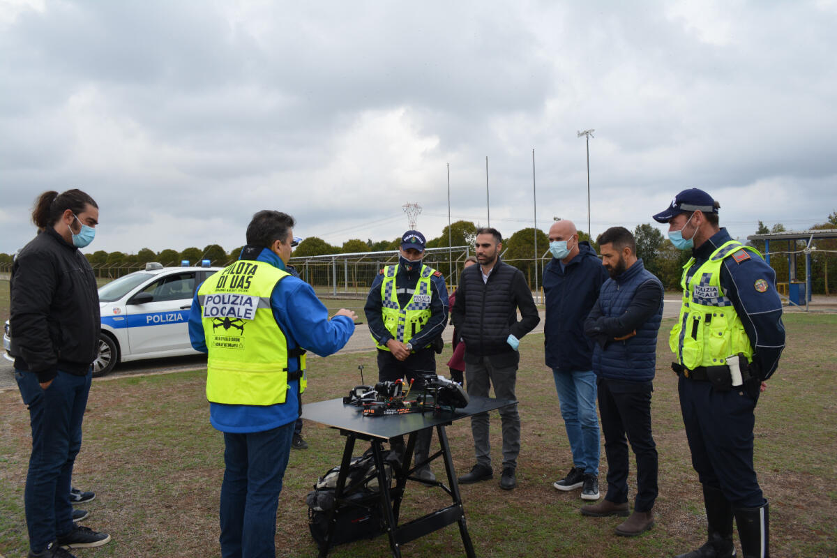 Polizia locale di Pomezia, arriva il primo drone per il controllo del territorio - 
