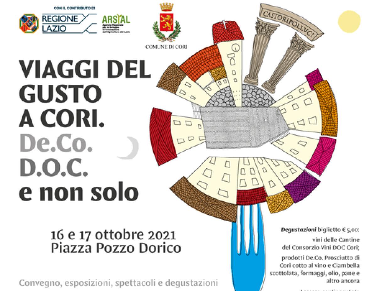 Viaggio del Gusto a Cori: prodotti locali e musica il 16 e 17 ottobre - 