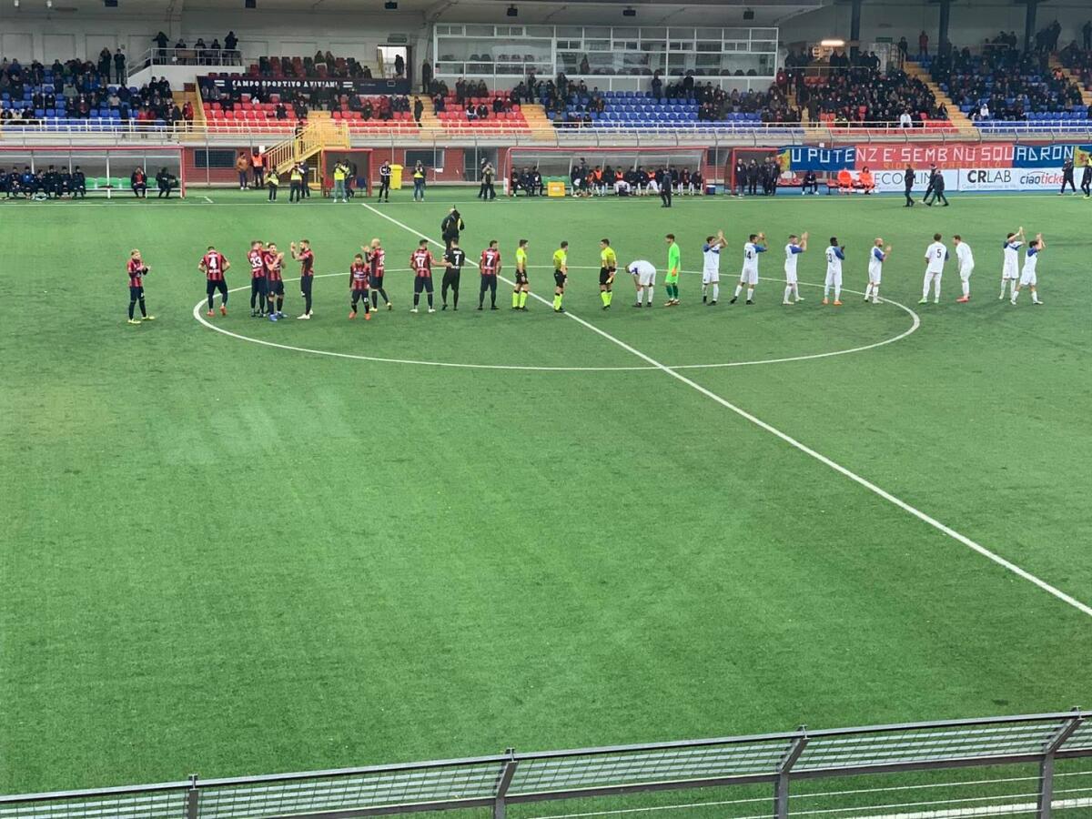 Calcio, serie C: il Latina perde anche sul campo del Potenza - 