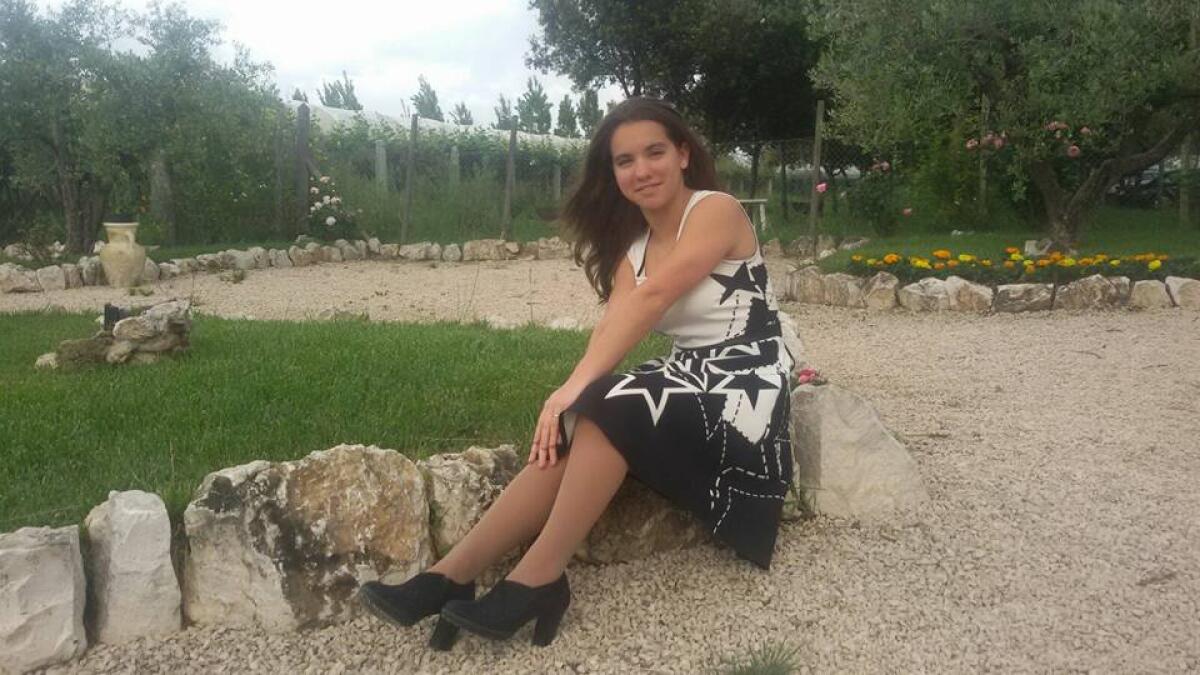 Questo pomeriggio alla chiesa di San Michele, ad Aprilia, l’ultimo saluto alla 20enne Cristina Andersson. - 