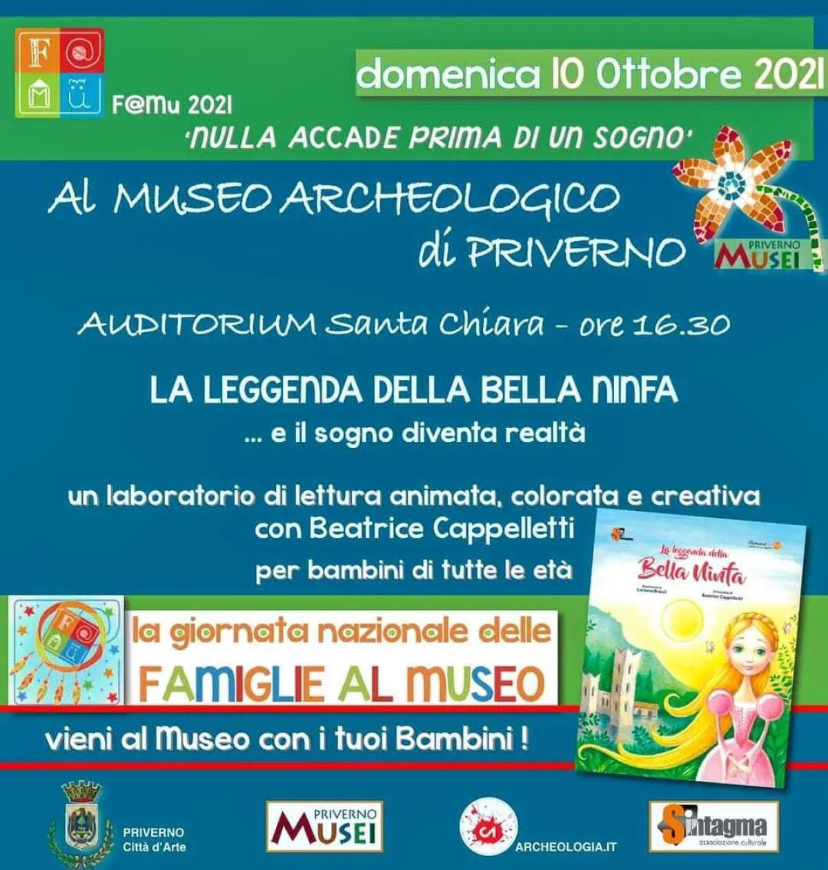 Domenica 10 ottobre i Musei Archeologici di Priverno partecipano alla “Giornata Nazionale delle Famiglie al Museo”. - 