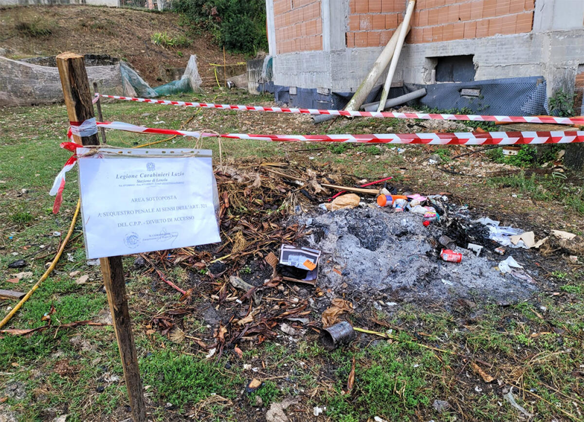 Sorpreso a bruciare rifiuti plastici: 66enne di Lenola denunciato - 