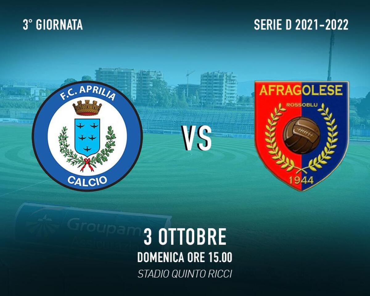 Calcio di serie D: ecco le gare della terza giornata. L’Aprilia al Quinto Ricci attende l’Afragolese. - 