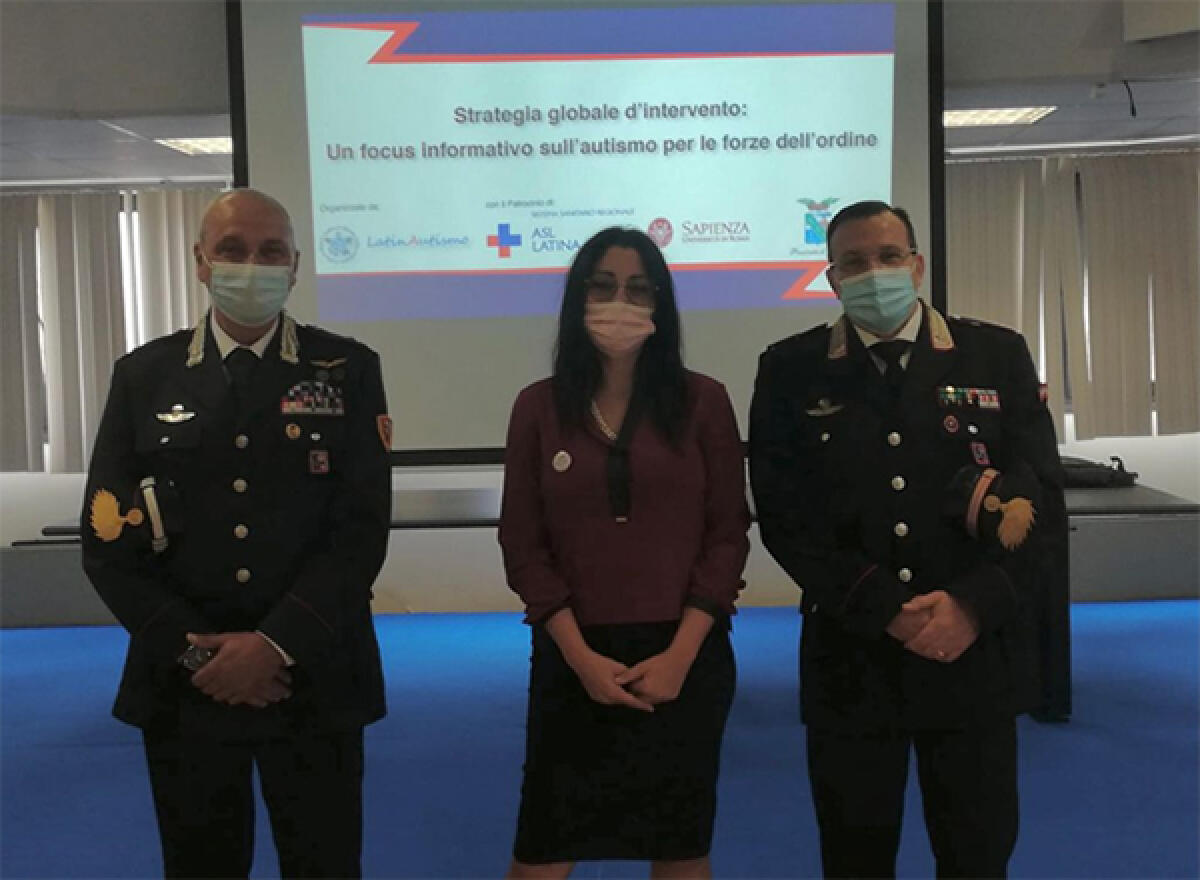 “Autismo: strategia globale di intervento”: a Latina un focus informativo sull’autismo dedicato alle Forze dell’Ordine. - 