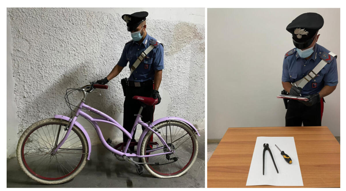 Sulla Flacca in sella ad una bici rubata, 22enne denunciato - 