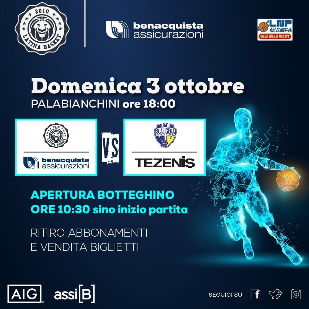 Basket maschile di serie A2: questa domenica prima gara di regular season. Il Latina affronta Verona, avversario di altissimo livello. - 