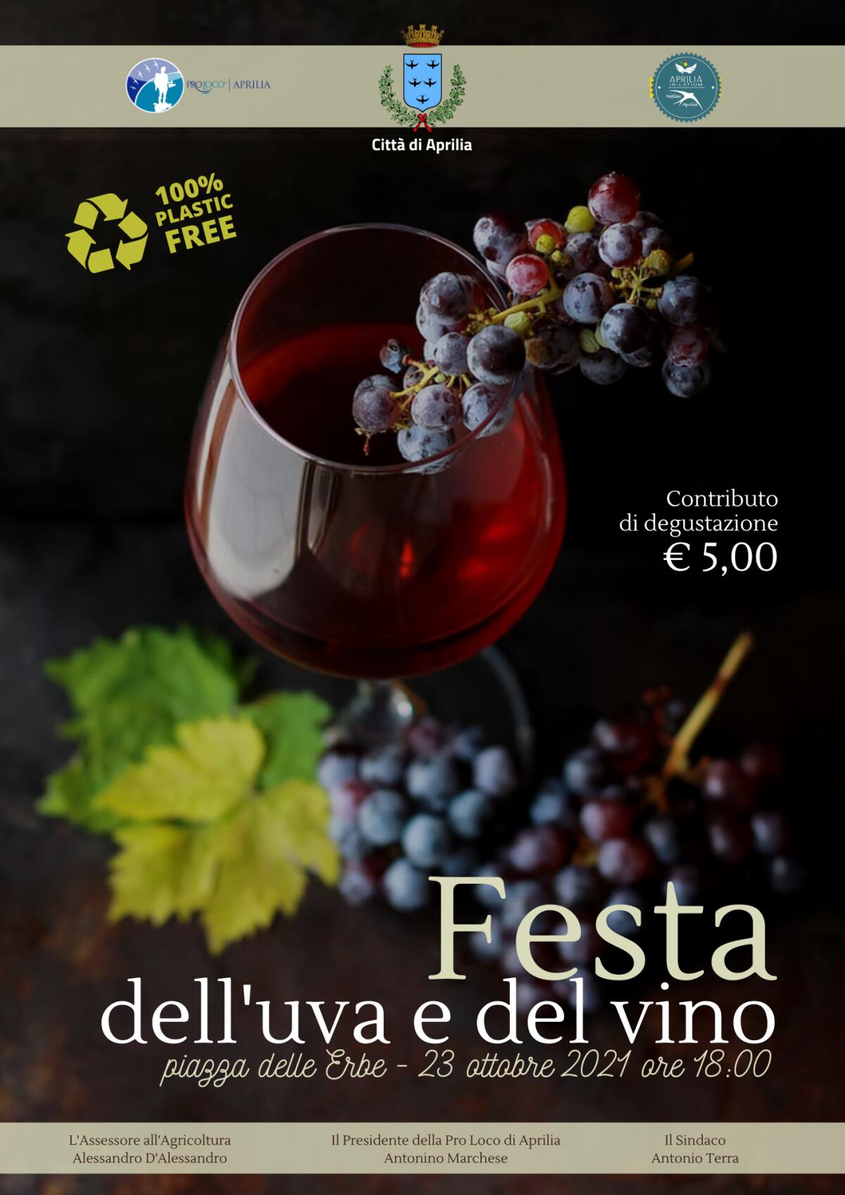 Questo sabato 23 ottobre ad Aprilia torna la “Festa dell’Uva e del Vino”. - 