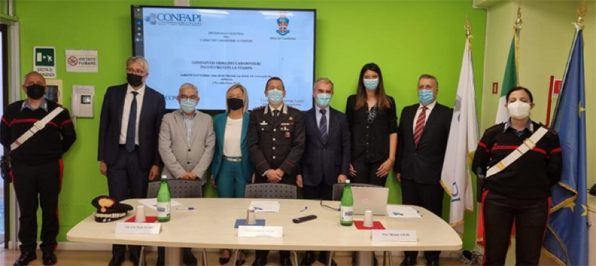 “Non esiste economia senza legalità: protocollo di intesa tra l’Arma dei Carabinieri e Confapi. La presentazione questa mattina ad Aprilia. - 