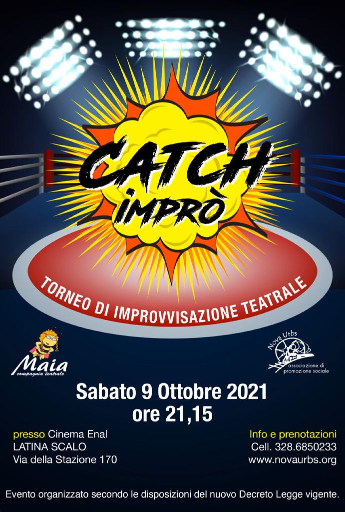 Torna “Catch Impro”, il torneo pontino di Improvvisazione teatrale della compagnia Maia. - 