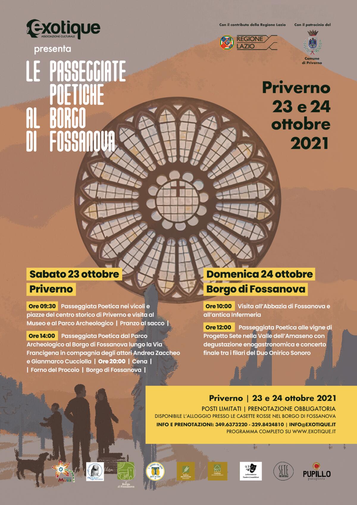 “Le passeggiate poetiche” al borgo di Fossanova e Priverno - 