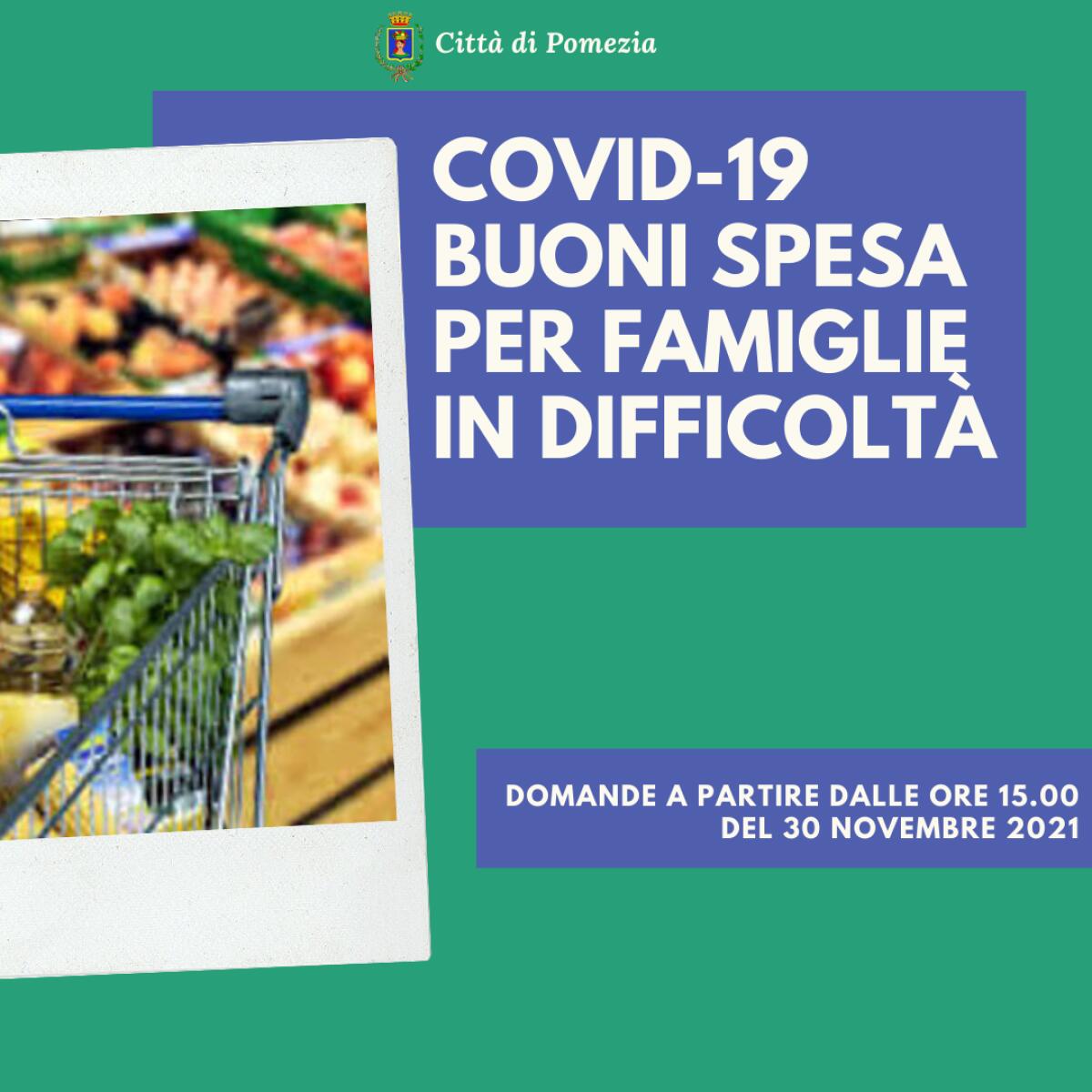 Emergenza Coronavirus, a Pomezia nuovi buoni spesa per le famiglie in difficoltà. - 