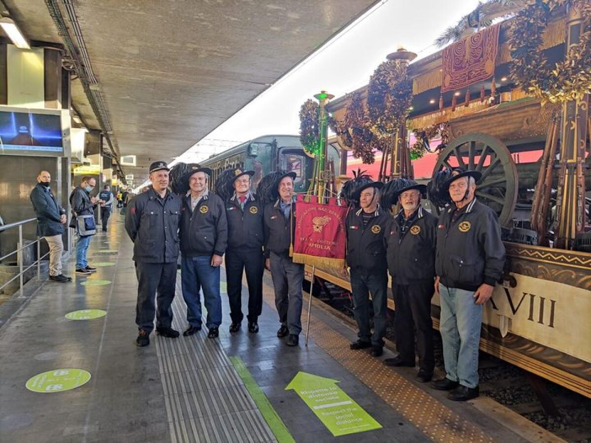 Centenario del Milite Ignoto: 4 novembre 1921- 2021. I Bersaglieri “Cotterli” di Aprilia rendono omaggio al “Treno dell’Eroe”. - 