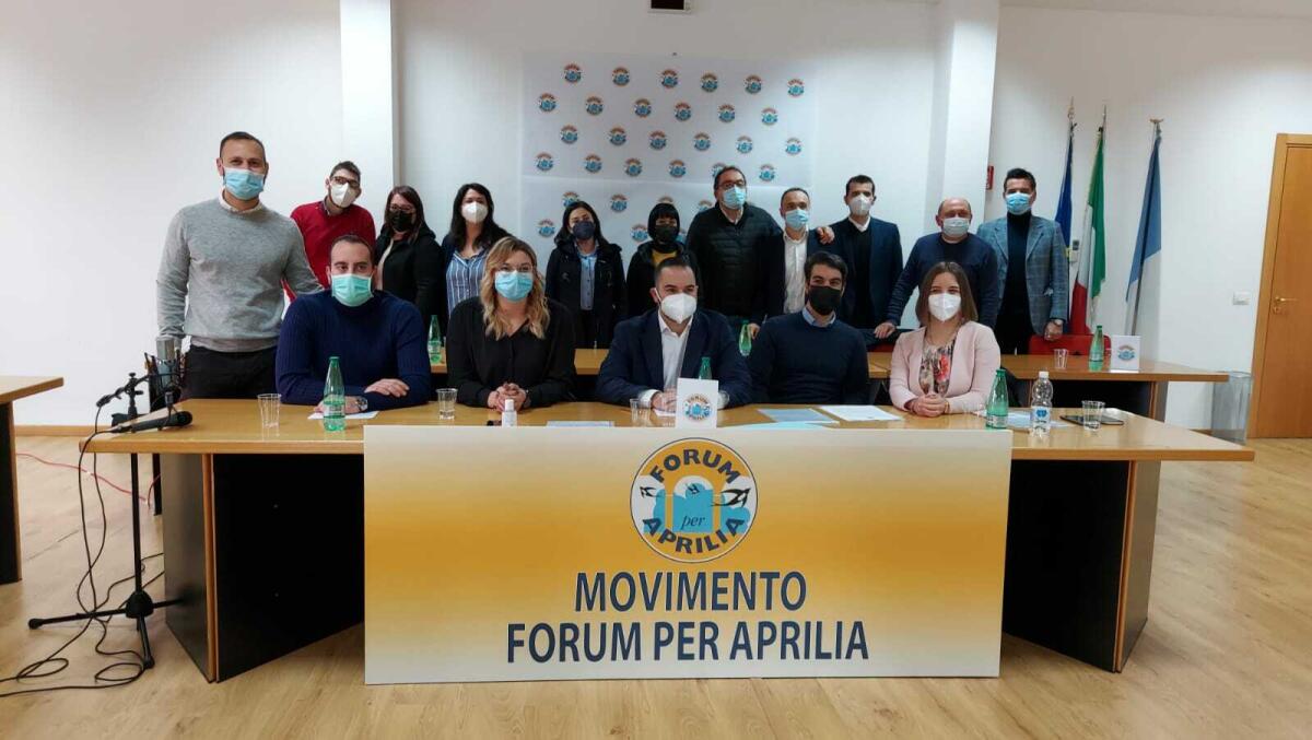 Il Movimento Forum per Aprilia ha  rinnovato il proprio Direttivo: il presidente è Simone Aversano - 