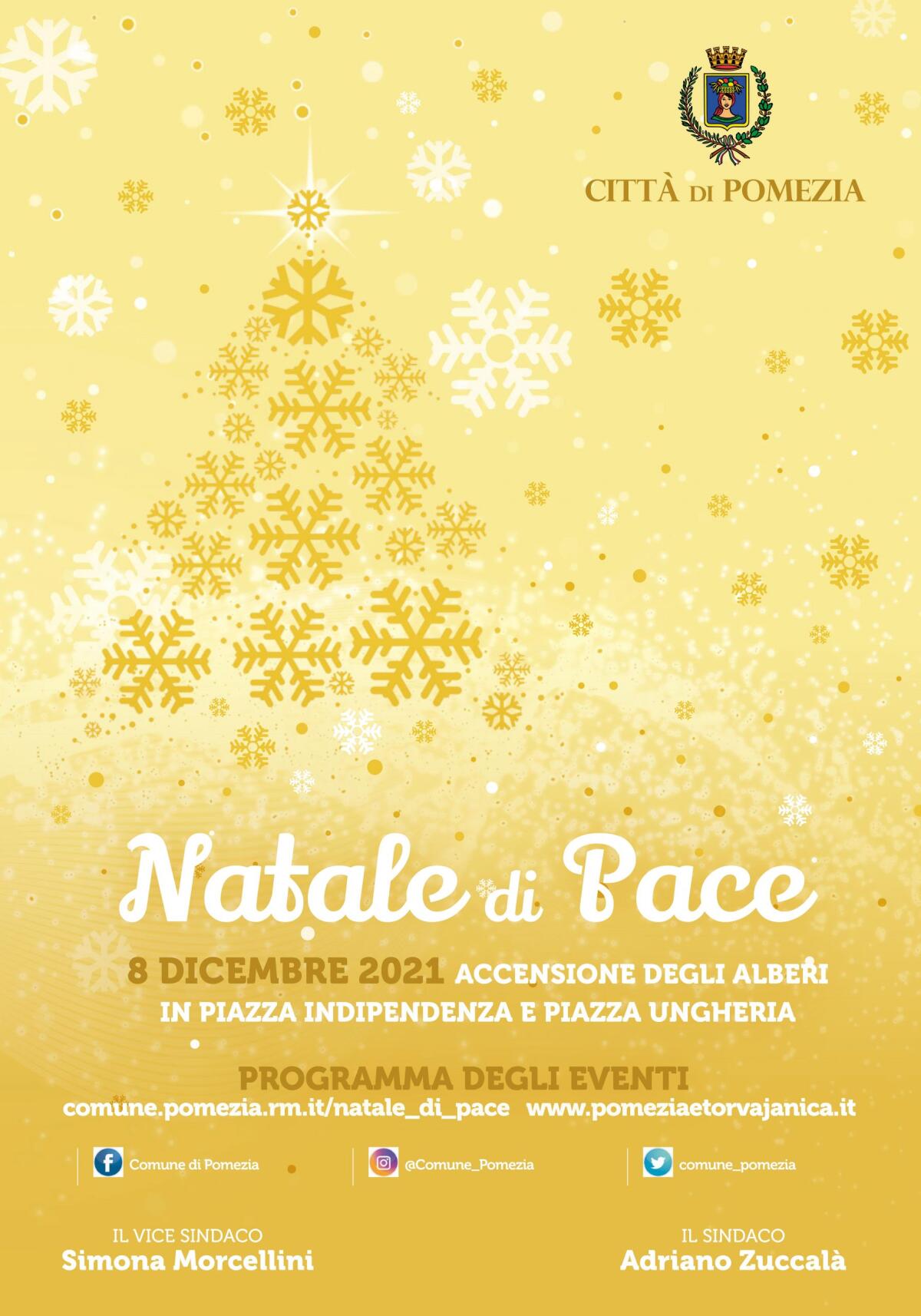 Pomezia torna a festeggiare il Natale con un messaggio di Pace. - 