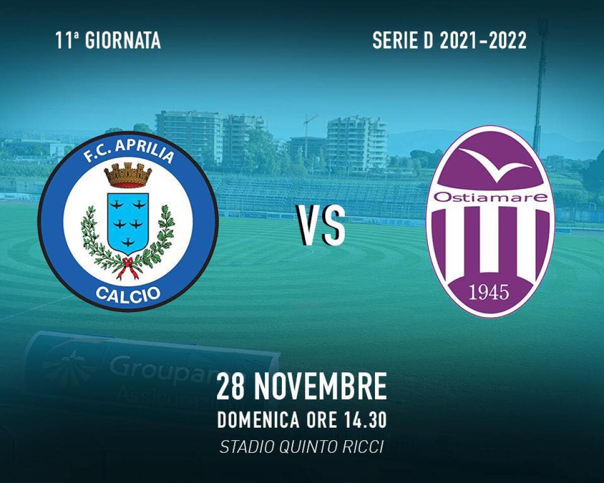 Calcio di serie D: l’Aprilia attende al “Quinto Ricci” l’Ostiamare. Questa domenica si scende in campo contro la violenza sulle donne. - 