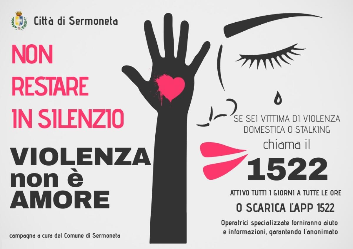 A Sermoneta la campagna di diffusione del numero telefonico antiviolenza 1522 con volantini ed incontri con gli studenti. - 