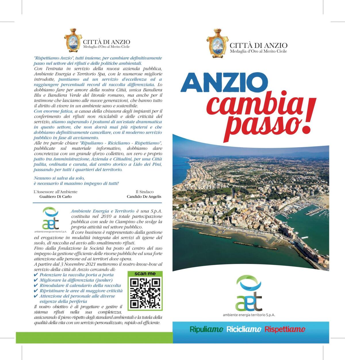 Anzio - Rifiuti, a breve punti informativi per il nuovo servizio di raccolta - 