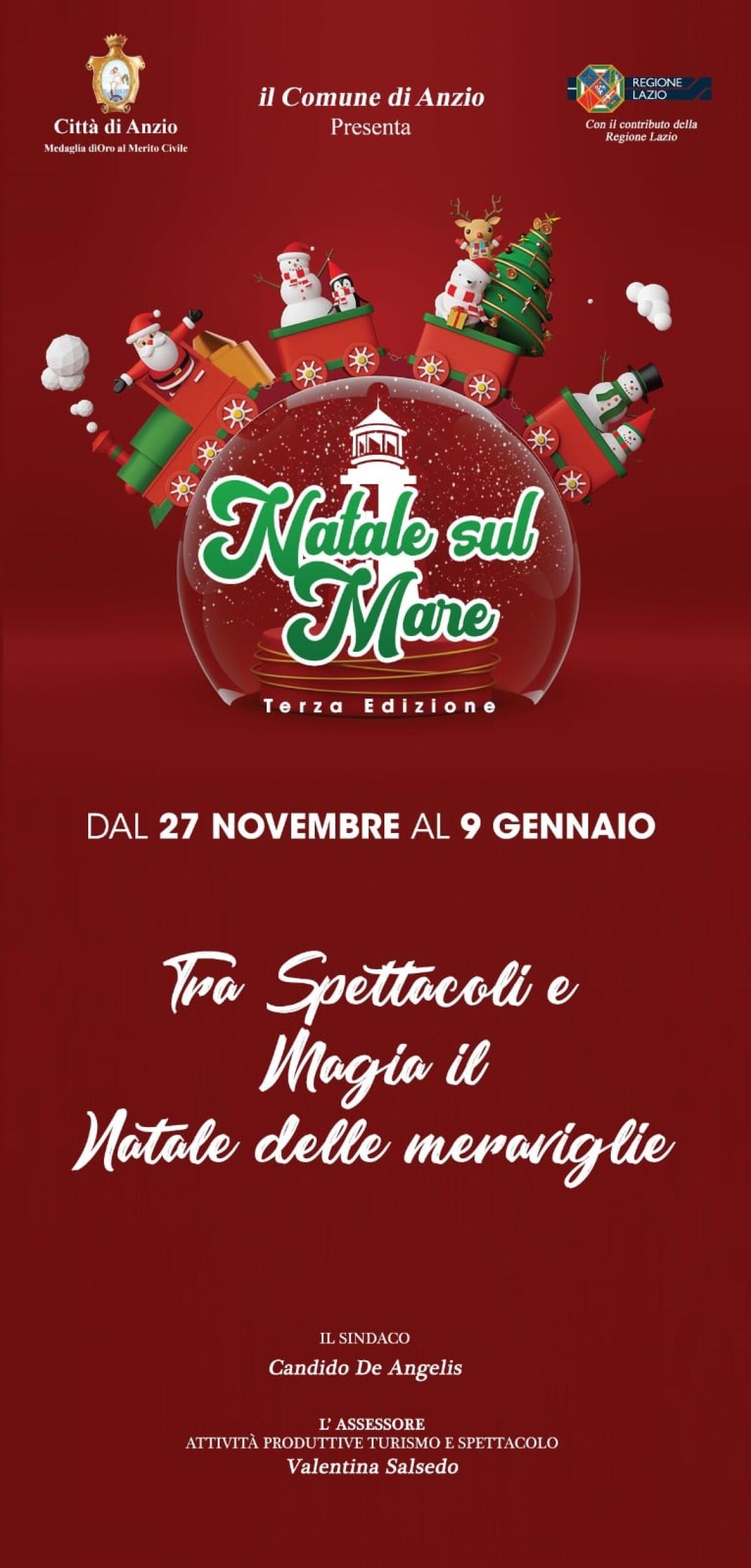 Questo sabato ad Anzio il Trenino delle Feste e l’apertura della pista del ghiaccio in Piazza Pia. - 