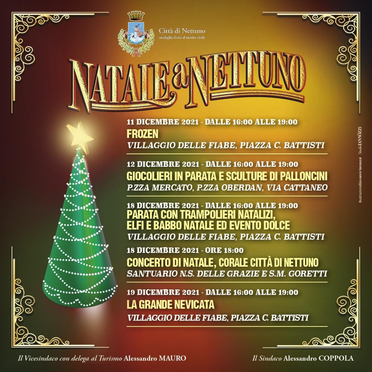 Natale a Nettuno: questo fine settimana al Villaggio delle Fiabe arriva Frozen. Domenica parata dei giocolieri. - 
