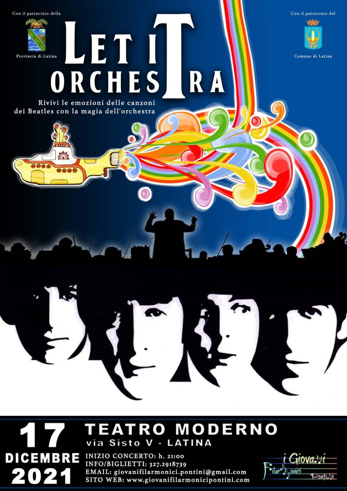 “Let It Orchestra”: i Giovani Filarmonici Pontini questo venerdì suonano i Beatles al Teatro Moderno. - 
