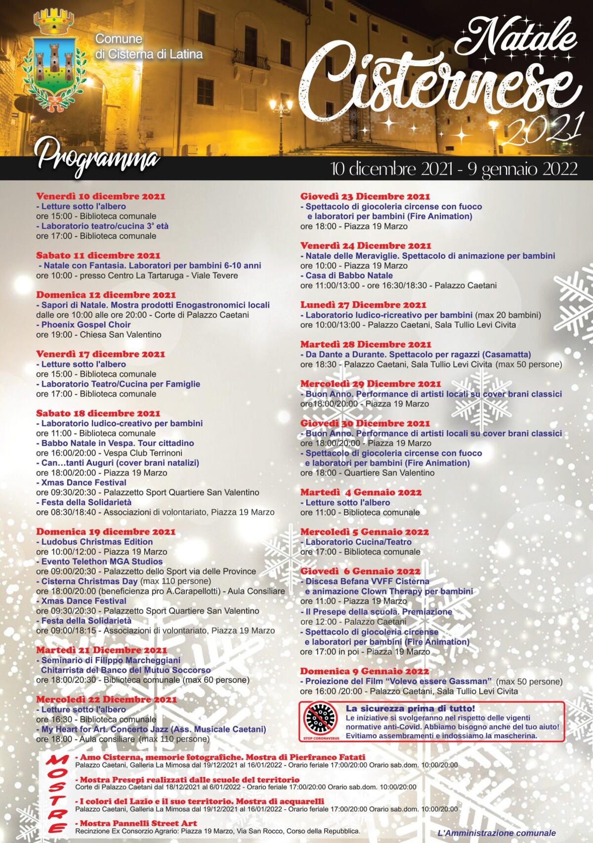 Prende il via il "Natale Cisternese 2021" - 