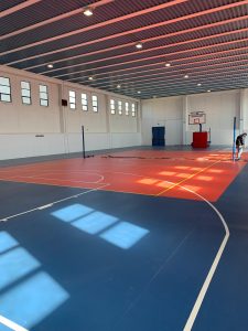 la palestra di Borgo Vodice a Sabaudia