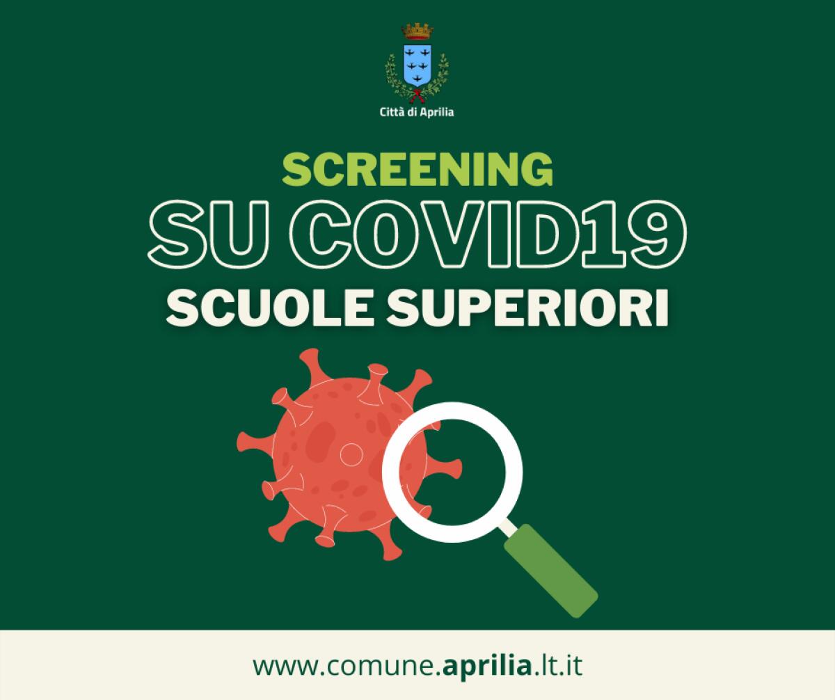 Questo lunedì 24 gennaio seconda giornata di screening sul Covid per gli studenti delle scuole “Meucci” e “Rosselli” di Aprilia. - 