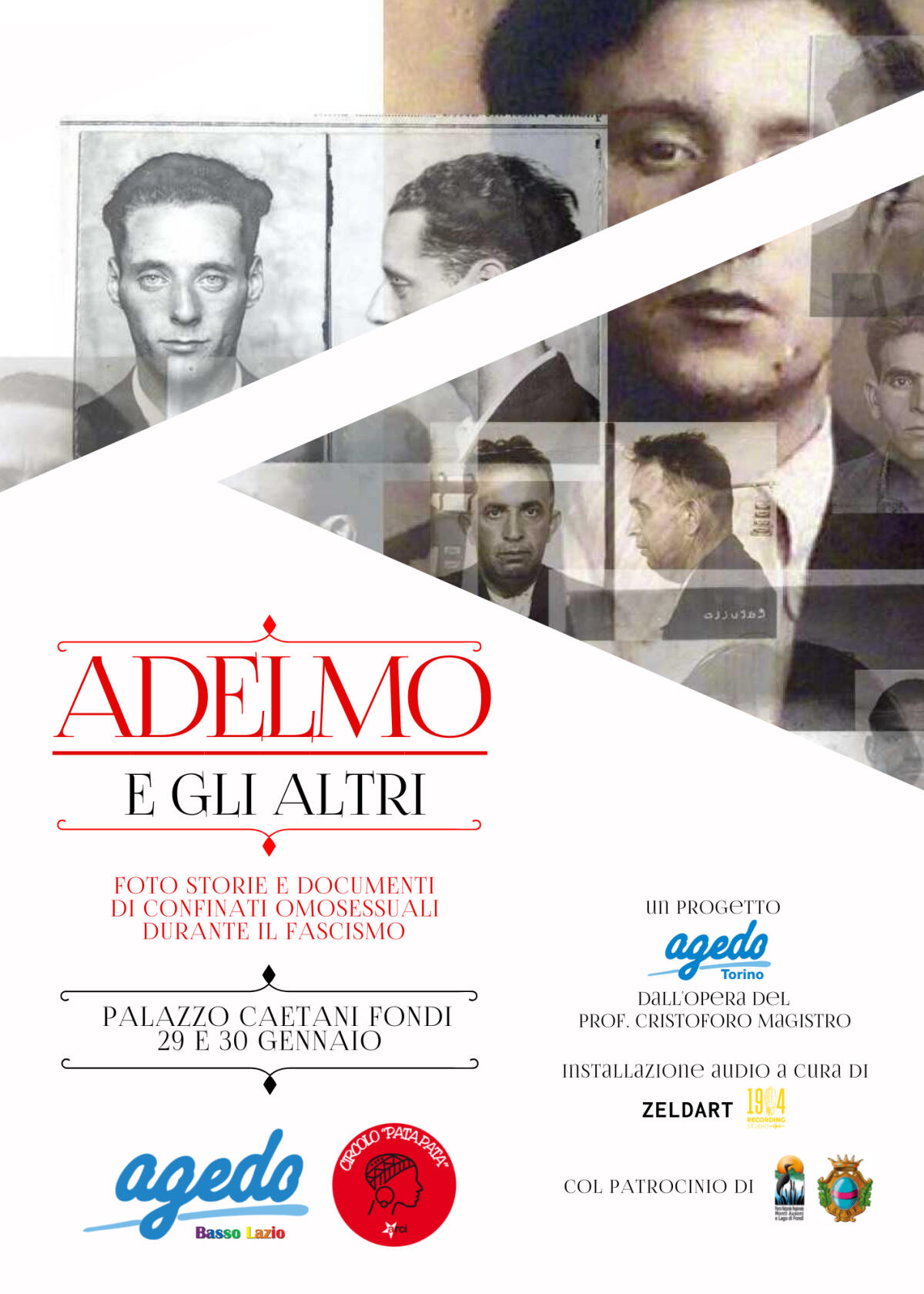 A Palazzo Caetani, a Fondi, una mostra fotografica sui confinati omosessuali durante il fascismo. - 