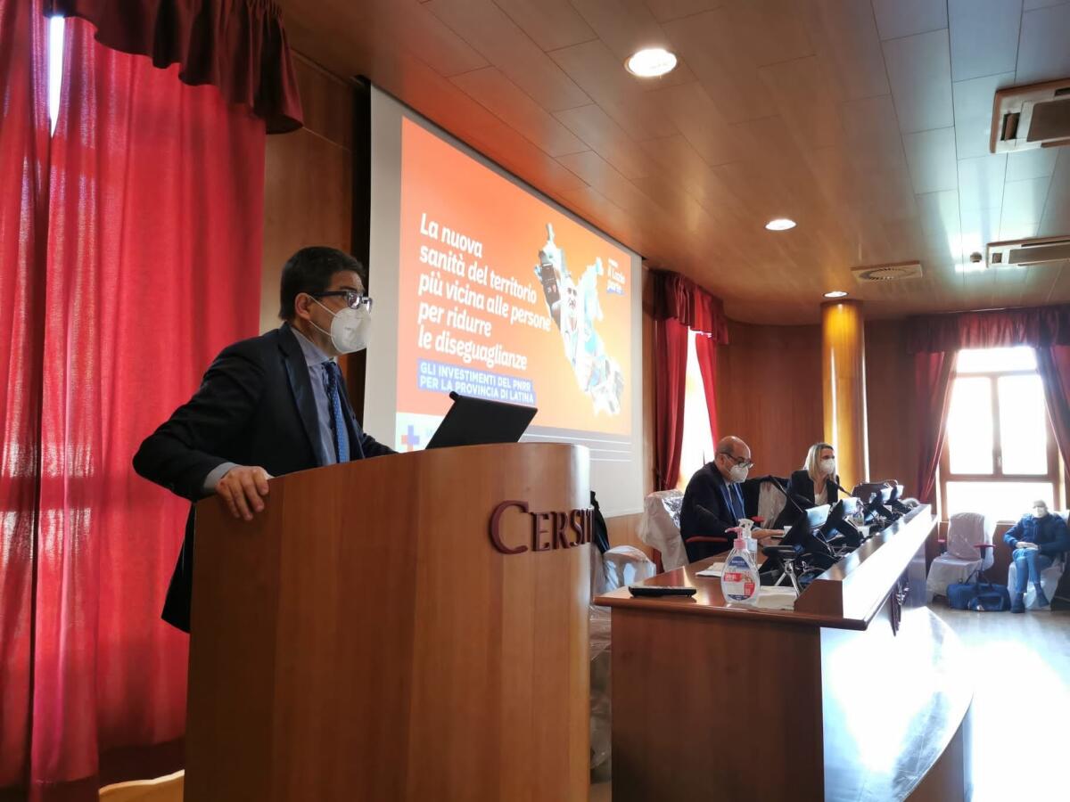Zingaretti e D’Amato presentano gli interventi del Pnrr: 39,2 milioni di euro per il servizio sanitario di Latina. - 