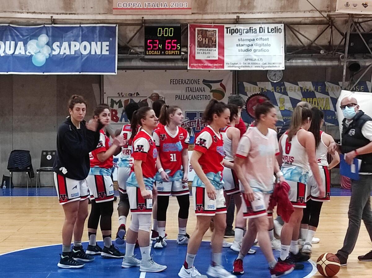 Basket femminile di serie B: l’anno comincia con una sconfitta per la Virtus Aprilia. Sabato arriva la capolista Roseto. - 