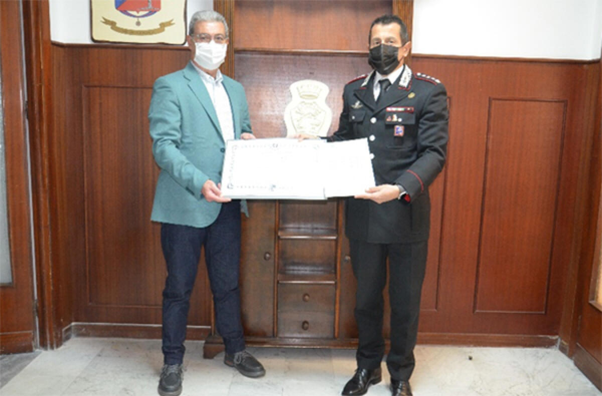 Il luogotenente carica speciale Domenico Bianco, lascia il servizio attivo nell’Arma dei Carabinieri di Latina per raggiunti limiti d’età. - 