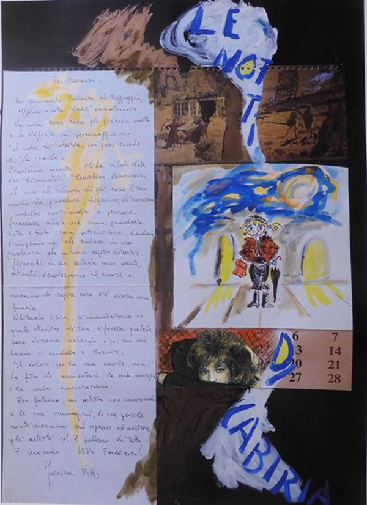 Un ricordo dell’artista Francesco Guadagnuolo di Monica Vitti tra cinema e pittura. - 