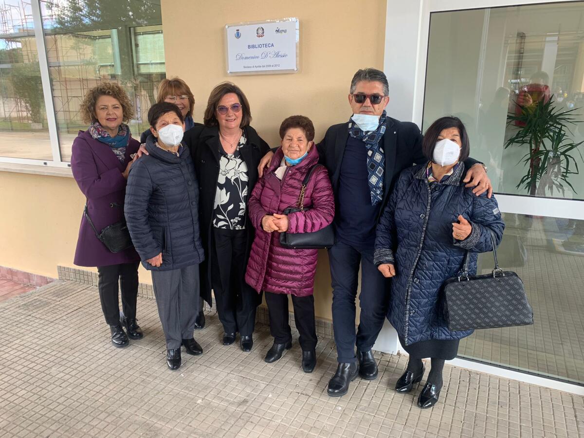 Intitolata al sindaco D'Alessio la nuova biblioteca dell'istituto "Garibaldi" di Aprilia FOTO - 