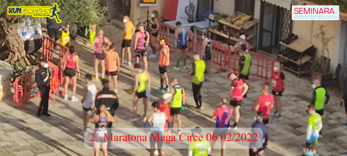 La Runforever Aprilia alla seconda “Maratona Maga Circe”. - 
