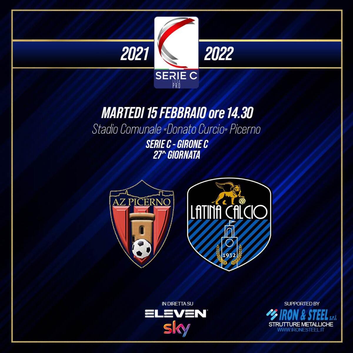 Calcio di Lega Pro: questo pomeriggio il Latina torna in campo, al “Donato Curcio” per sfidare l’AZ Picerno. - 