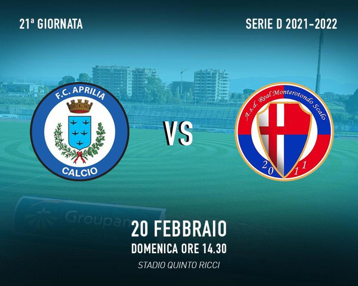 Calcio di serie D: questa domenica l’Aprilia al “Quinto  Ricci” attende il Real Monterotondo Scalo. - 