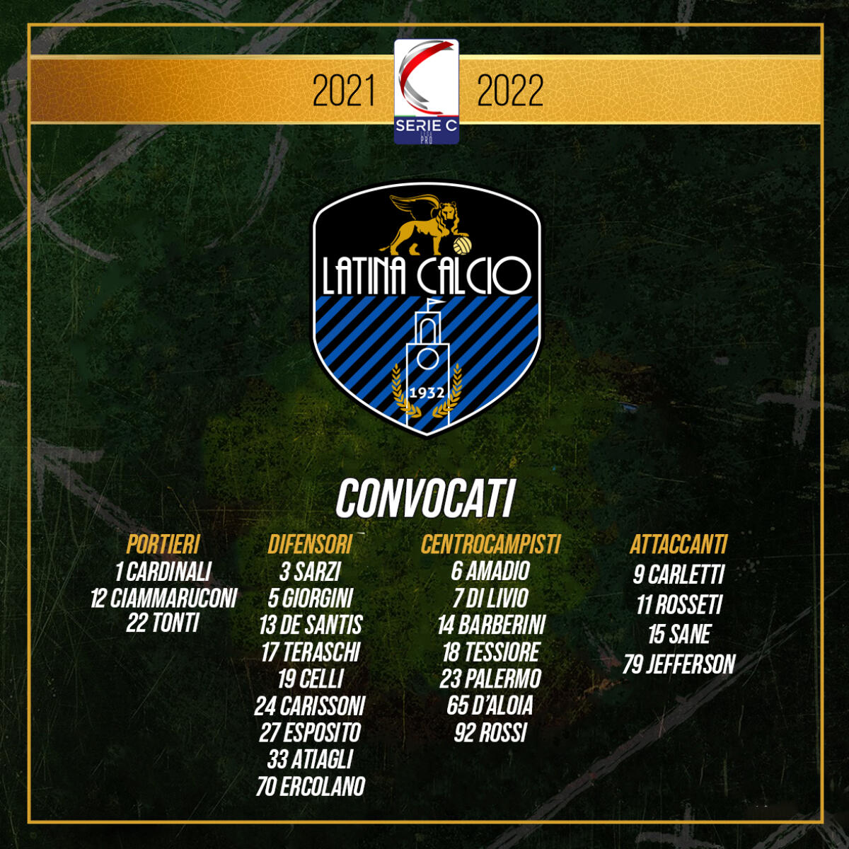 Calcio di Lega Pro: oggi al Francioni il Latina attende in fanalino di coda Vibonese. Tre punti ed i pontini sono salvi. - 