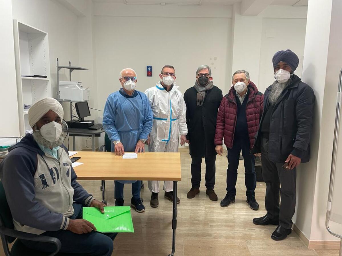 Comunità Sikh di Cisterna: collaborazione Asl-Comune-UILA per la vaccinazione anti covid - 