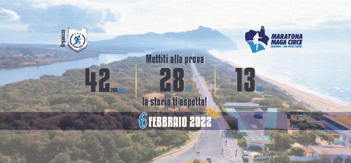 La “Maratona Maga Circe” ritorna questa domenica 6 febbraio con la sua seconda edizione. - 