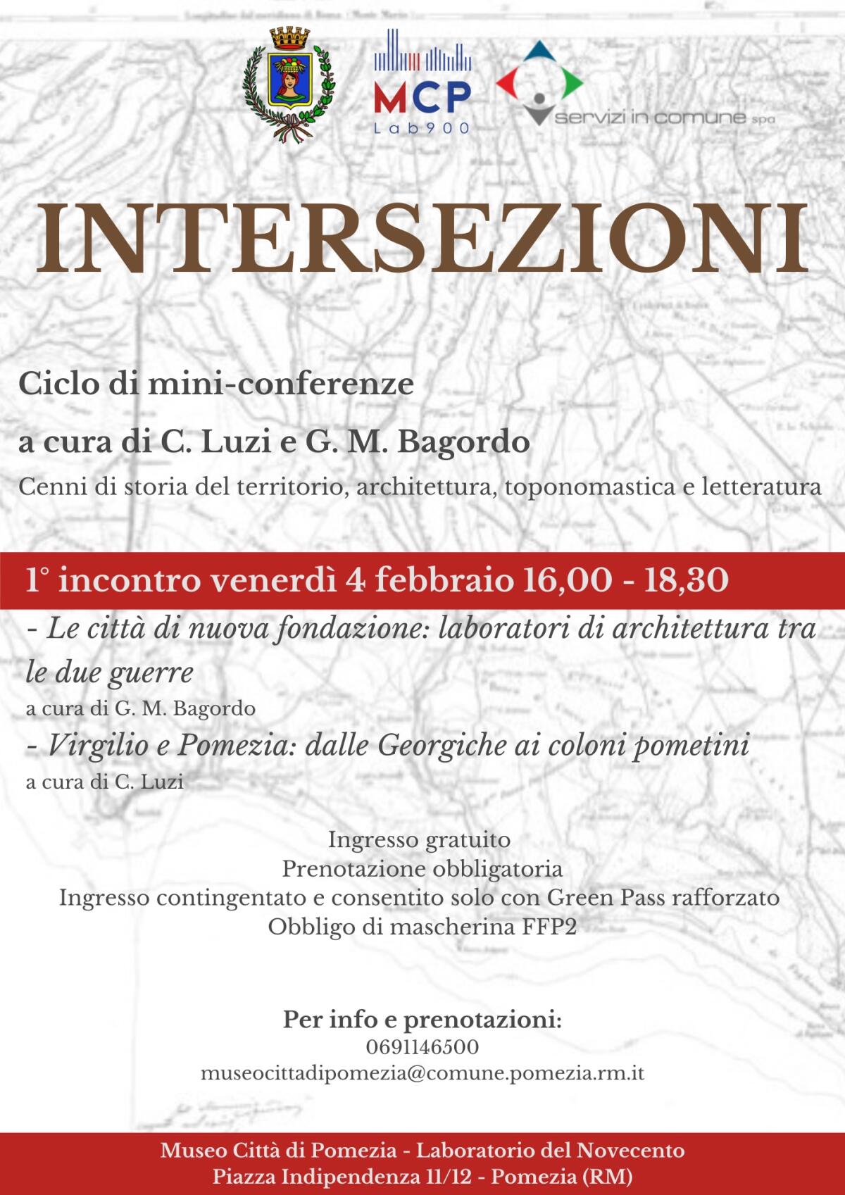 Al Museo Città di Pomezia primo appuntamento di “Intersezioni”, un ciclo di mini-conferenze. - 