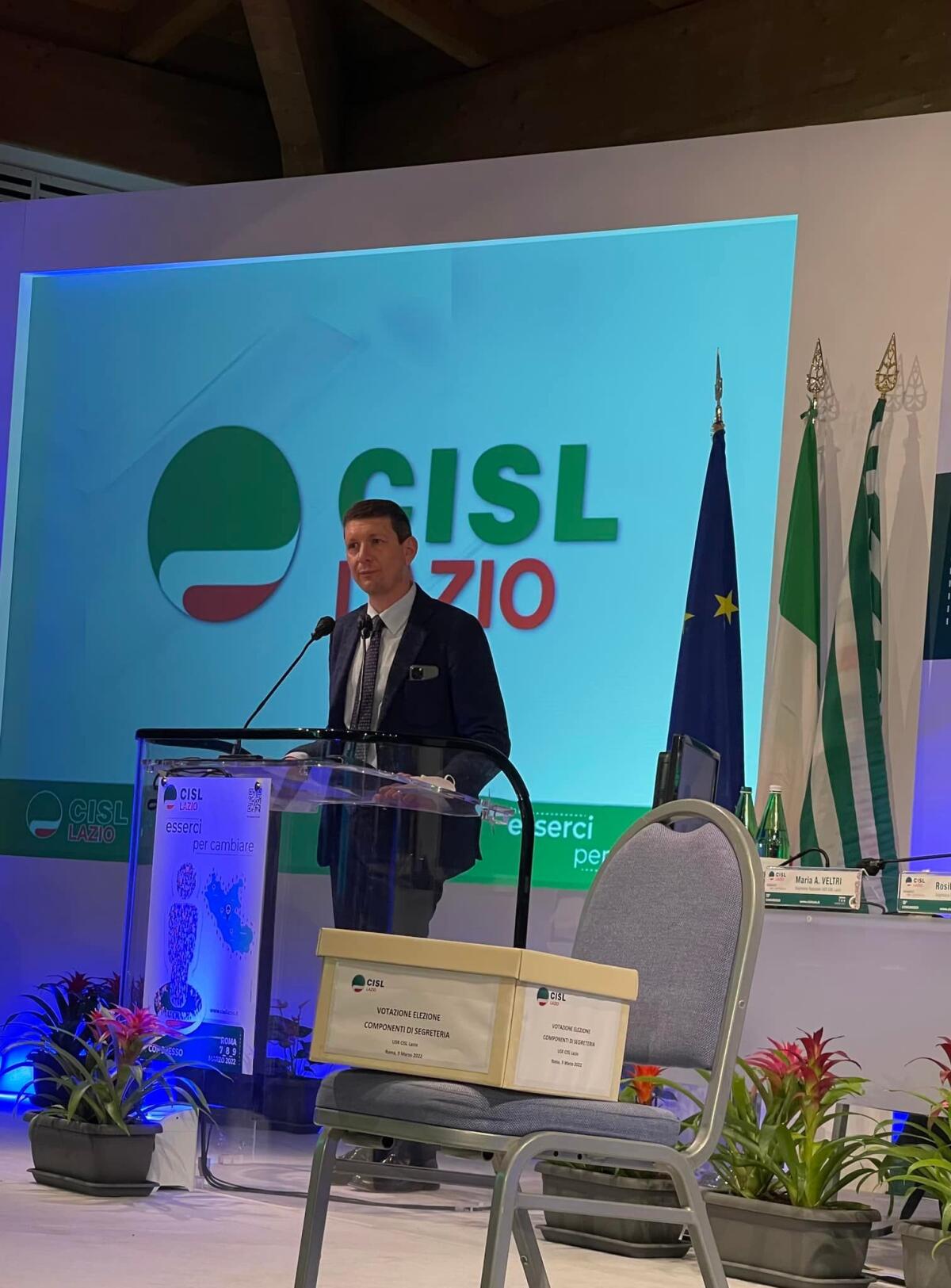 Enrico Coppotelli riconfermato Segretario Generale della Cisl Lazio. - 