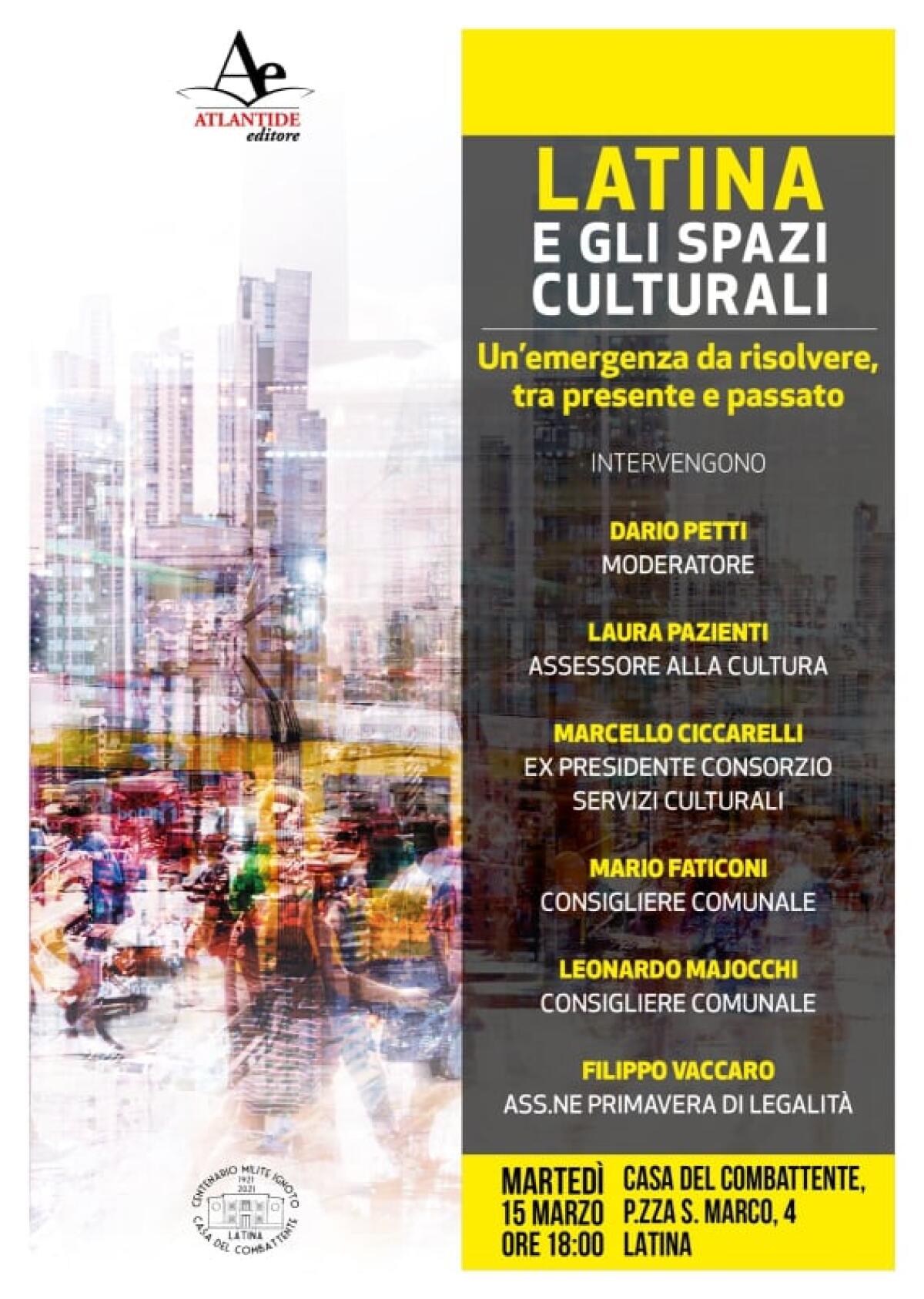 Convegno su Latina e gli spazi culturali, un’emergenza da risolvere - 