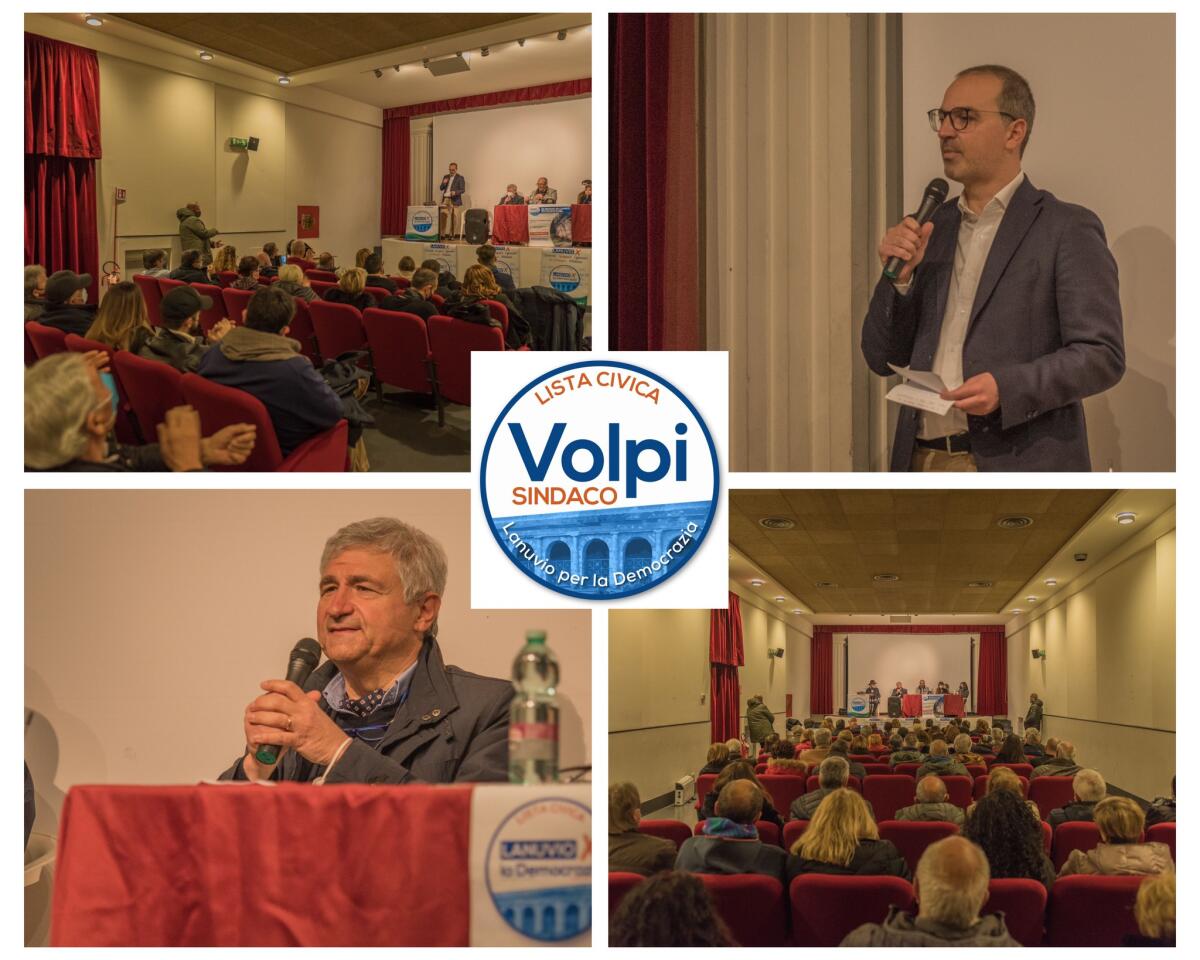 Andrea Volpi è il candidato sindaco della Lista Lanuvio per la Democrazia - 