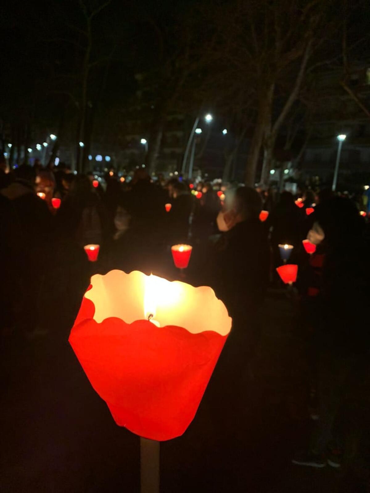 Aprilia marcia per l'Ucraina, il vescovo di Albano, Monsignor Viva: "Siete pietre vive, artigiani di Pace" FOTO e VIDEO - 