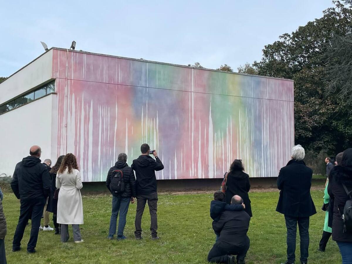 Un murale al Museo Manzù di Ardea, l'inaugurazione - 