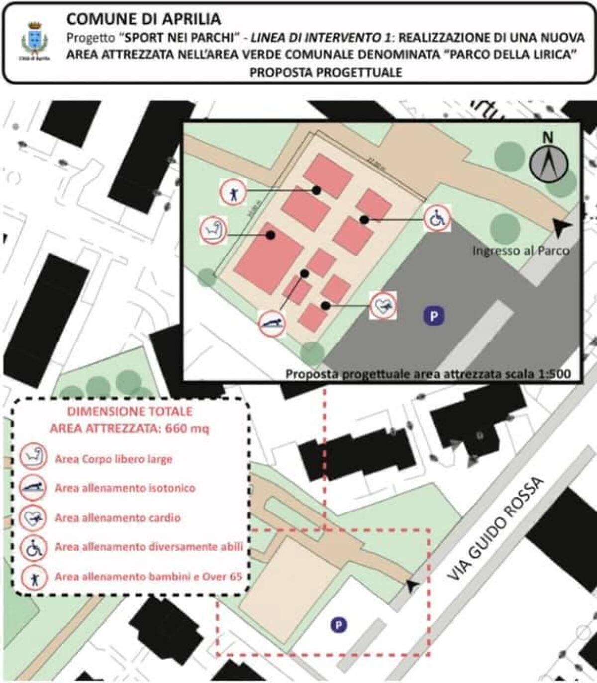 “Sport nei Parchi”: il Comune di Aprilia vince il bando. Un’area attrezzata per lo sport nascerà al Parco della Lirica. - 
