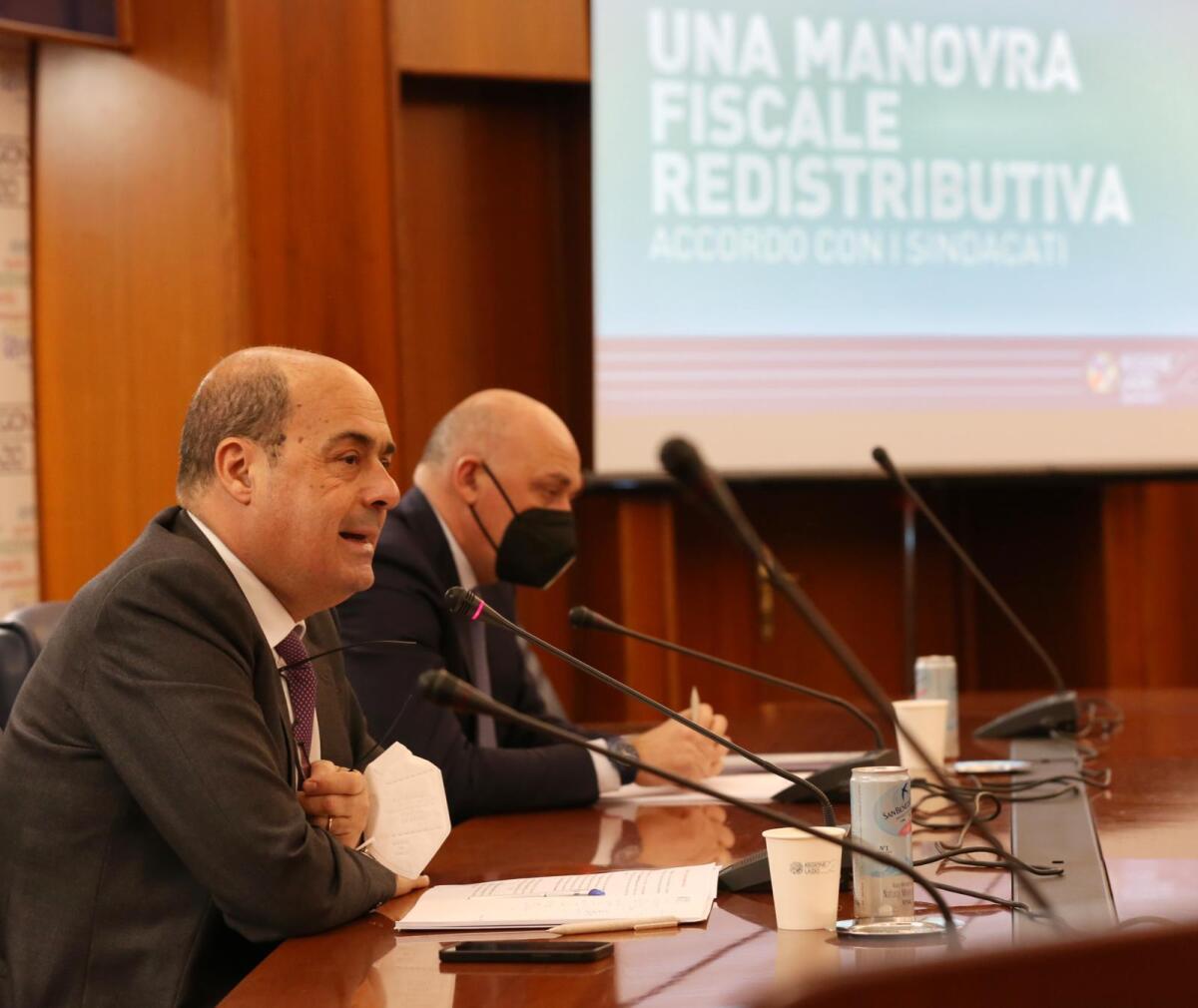 RIDUZIONE DELLA PRESSIONE FISCALE NEL LAZIO, Zingaretti: "Benefici per 80% di contribuenti, no aumenti per imprese" - 